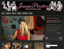 Tablet Screenshot of jennapreston.com